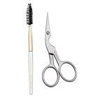 Tweezerman Browshaping Scissors And Brush