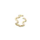 Snö Of Sweden Lisbon Cuff Earring Plain Gold 14 mm