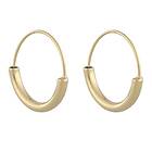 Snö Of Sweden Anglais Ring Earring Plain Gold