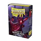 Dragon Shield Japanese Matte Sleeves Blood Red 'Juusouken' (60 Sleeves)