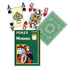 Modiano Poker 4 Jumbo Index Plastic cards (dark green)