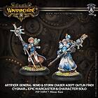 Chaser Cygnar Artificer General Nemo & Storm Adept Caitlin Finch (Warcaster)