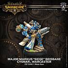 Siege Cygnar Major Markus '' Brisbane (Warcaster)