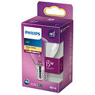 Philips LED E14 Klot 15W Klar 136lm