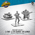Monsterpocalypse: Alternate Elite Units G-Tank, C-Type Shinobi, and Ape Gunner