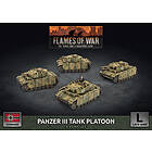 Panzer III Tank Platoon (x4 Plastic)