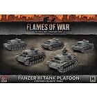 German Panzer III Tank Platoon (plastic)