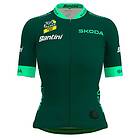 Santini Tour De France Femme Avec Zwift Best Sprinter Leader Short Sleeve Jersey