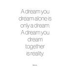 Malerifabrikken Poster A Dream Vit