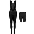 GripGrab Cykelbyxor Women's Thermashell Water-resistant Bib Tights Black