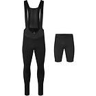 GripGrab Cykelbyxor Thermashell Water-resistant Bib Tights Black