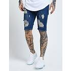 SikSilk Distressed Skinny Shorts (Herr)