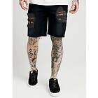 SikSilk DA Loose Fit Denim Shorts (Herr)