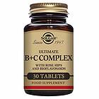 Solgar Ultimate B+C Complex (Stress Formula) 30 Tablets