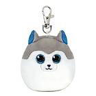 TY Squishy Beanies Clip Slush, Sibirian Husky