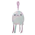 Squishmallows Clip-on Krissa the Tie Dye Jellyfish, 9 cm