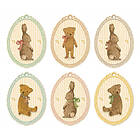 Maileg Gift tags, Bunnies and Teddies 12 st