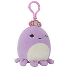 Squishmallows Clip-On Violet the Purple Octopus, 9 cm