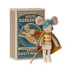 Little Super hero mouse, brother in matchbox Maileg