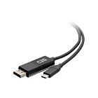 C2G 3ft (0.9m) USB-C to DisplayPort Adapter Cable 4K 60Hz videoadapterkabel 24 p