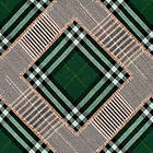 Mindthegap Checkered Patchwork British Green WP20389