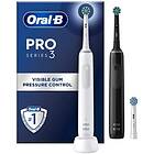 Oral-B Pro Series 3 CrossAction Duopack + Extra Toothbrush Head