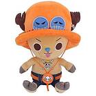 One Piece Plush Figure Chopper x Ace 11 cm