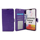 billigamobilskydd.se Crazy Horse Wallet Samsung Galaxy A10 (A105F/DS) (Lila) 32293