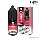 N ONE One Strawberry Ice 10ml E-Juice 14mg Saltnikotin