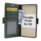 billigamobilskydd.se Lyx Standcase Wallet Google Pixel 6a 5G (Grön) 45485