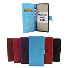 billigamobilskydd.se New Standcase Wallet Motorola Moto E22i (Svart) 45263