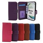 billigamobilskydd.se New Standcase Wallet Motorola Moto E5 E (5th gen) (Svart) 31803