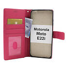 billigamobilskydd.se New Standcase Wallet Motorola Moto E22i (Hotpink) 45338