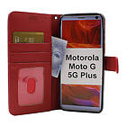 billigamobilskydd.se New Standcase Wallet Motorola Moto G 5G Plus (Röd) 37291