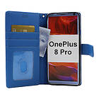 billigamobilskydd.se New Standcase Wallet OnePlus 8 Pro (Blå) 36237