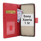 billigamobilskydd.se New Standcase Wallet Sony Xperia 1 IV (XQ-CT54) (Röd) 44241