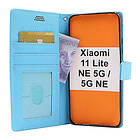 billigamobilskydd.se New Standcase Wallet Xiaomi 11 Lite NE 5G (Ljusblå) 44283