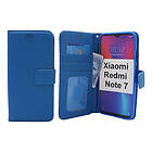 billigamobilskydd.se New Standcase Wallet Xiaomi Redmi Note 7 (Blå) 32759