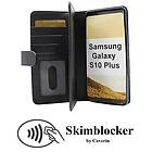 CoverIn Skimblocker XL Wallet Samsung Galaxy S10 Plus (G975F) (Svart) 39127