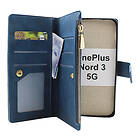 billigamobilskydd.se XL Standcase Lyxfodral OnePlus Nord 3 5G (Marinblå) 48963