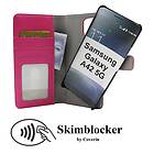 CoverIn Skimblocker Magnet Fodral Samsung Galaxy A42 5G (Hotpink) 39307