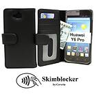 CoverIn Skimblocker Plånboksfodral Huawei Y6 Pro (TIT-L01) (Svart) 37105