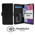 CoverIn Skimblocker Plånboksfodral Motorola One (Svart) 28948