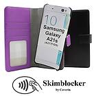 CoverIn Skimblocker Magnet Fodral Samsung Galaxy A21s (A217F/DS) (Svart) 36739