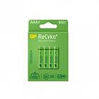 GP Batteries Recyko+ 950mAh AAA/HR03 4-pack