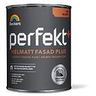 Beckers Perfekt Fasad Plus Helmatt, Vit/Bas, 1l