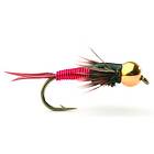 Umpqua flugor Copper John Red Nymfe Beadhead 16