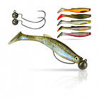 Söder Tackle Scout Shad Tungsten Offset Jig Head Bundle