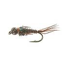 Unique Flies Bead Head Flashback PT Brown #12
