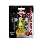 Berkley Power Pop Frog 3-pack Flytende popper frosk med powerbait ben